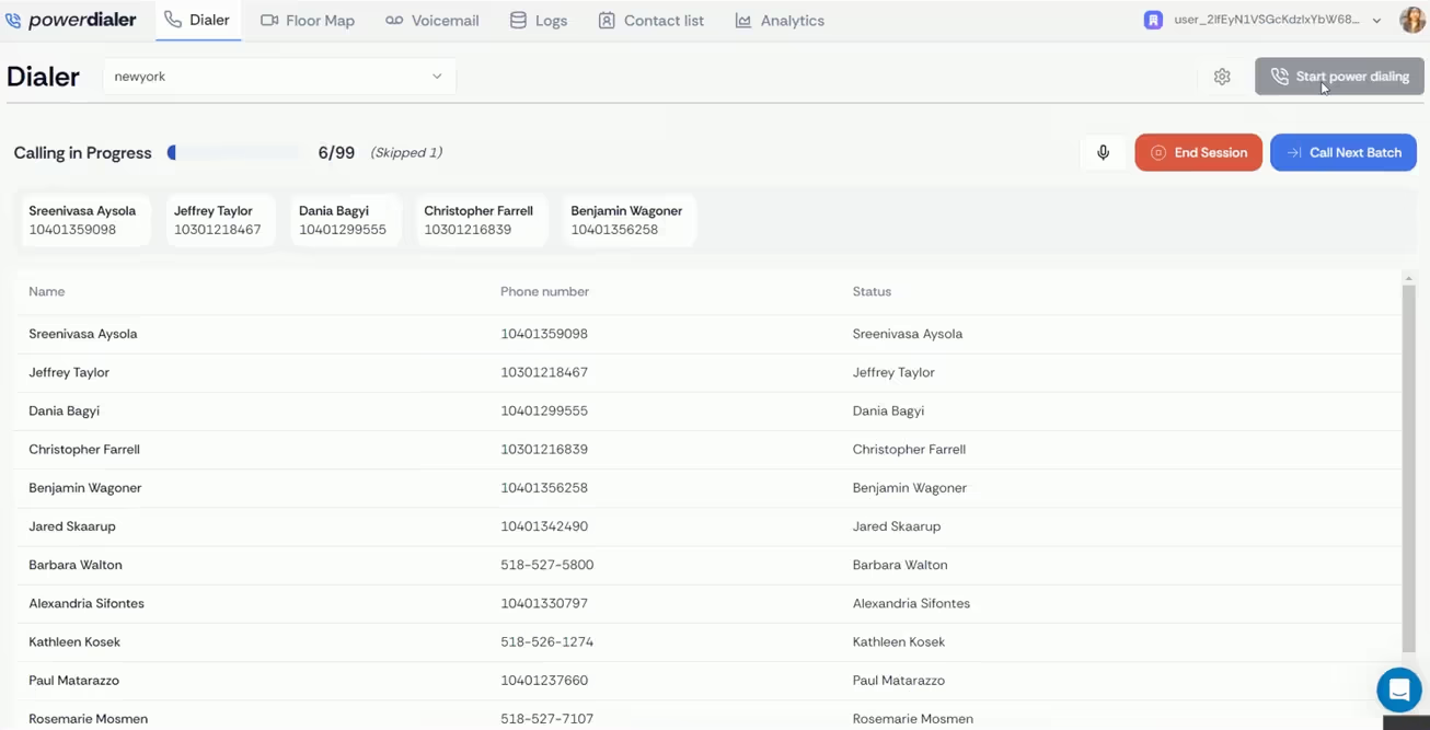 Dialer Interface